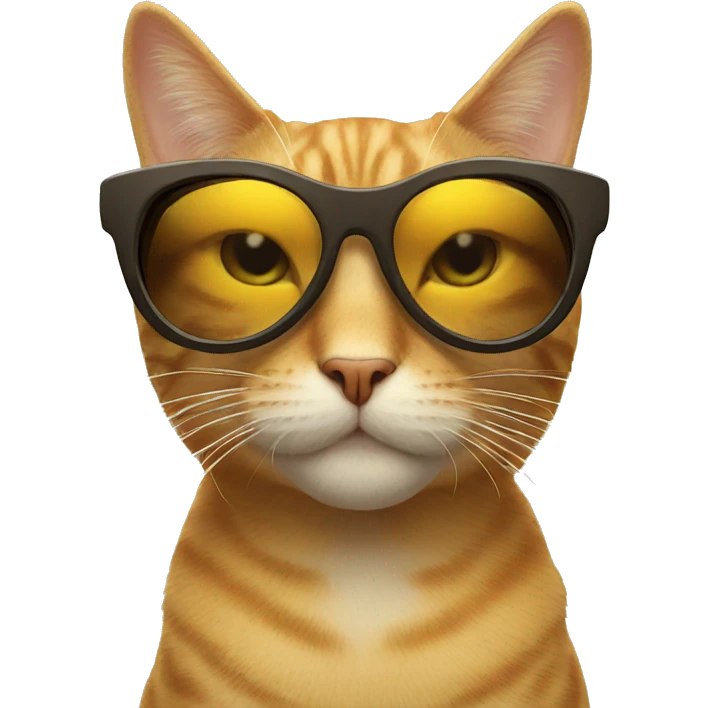 Sunglass cat emoji