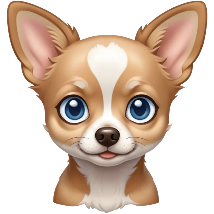 Merle chihuahua blue eyes emoji