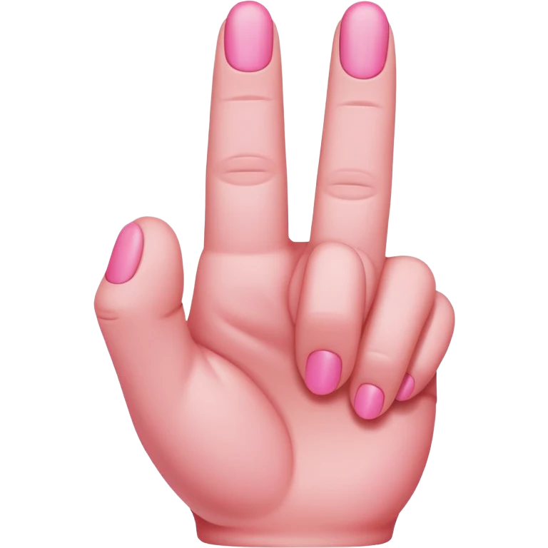 pink middle finger  emoji