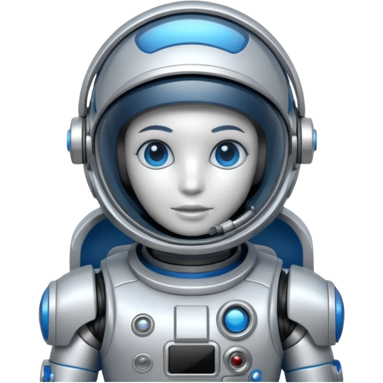 astonaut robot copilot emoji