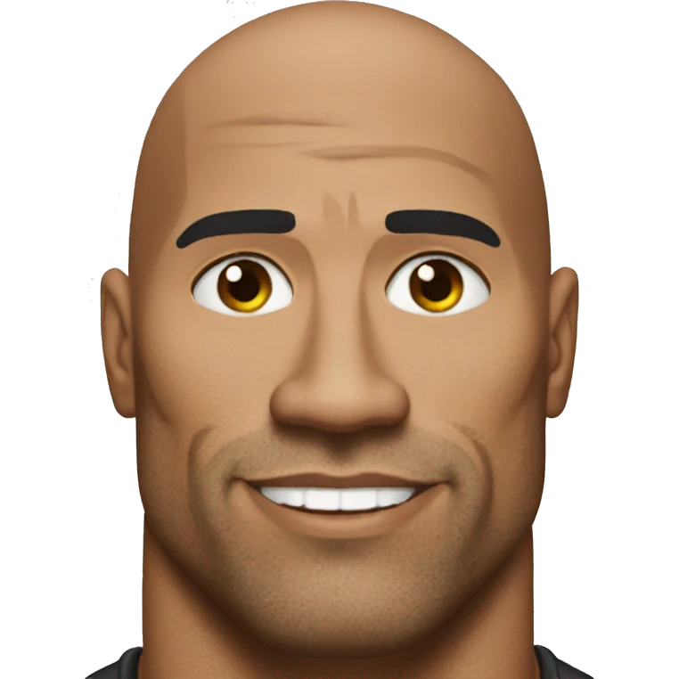 the rock the sigma emoji