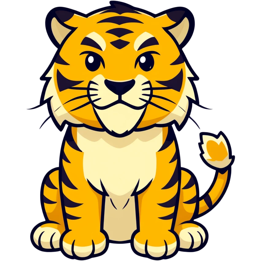 Sabertooth tiger emoji
