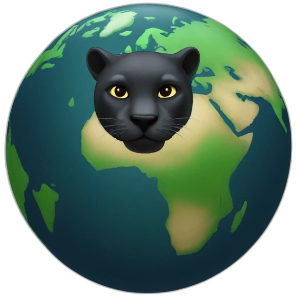 panther globe emoji
