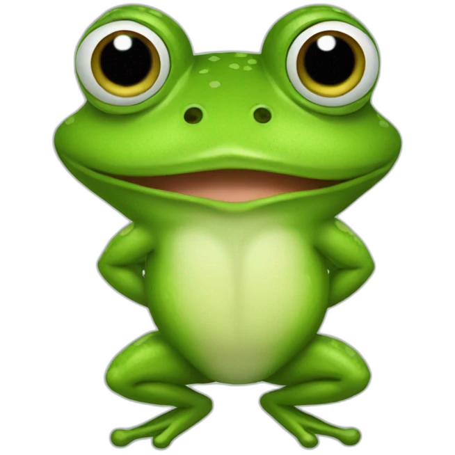 Frog pepe with crossfit body emoji