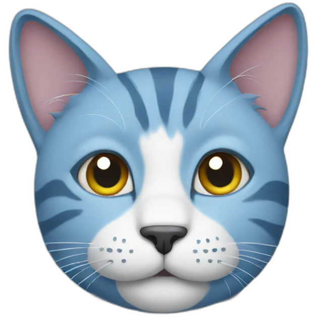 blue cat emoji