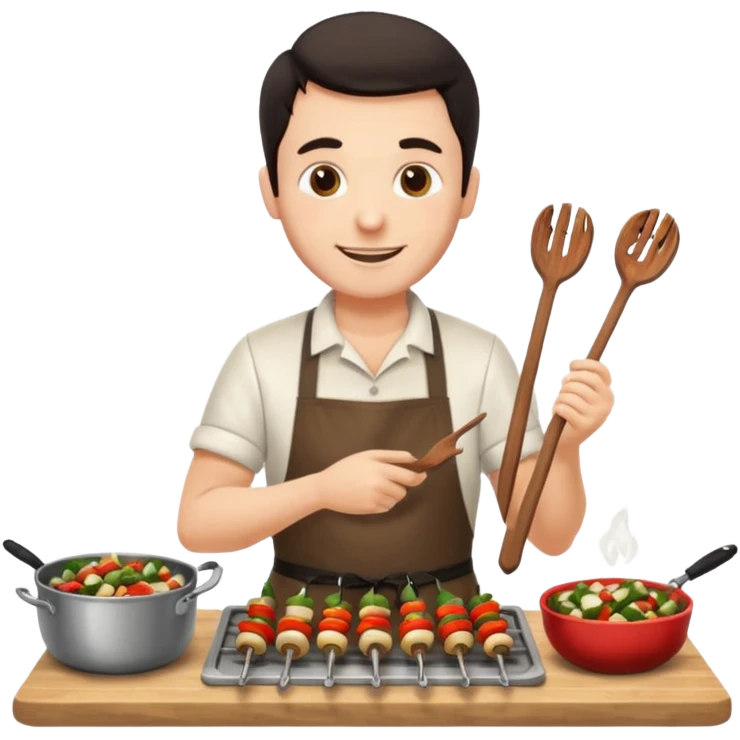 کبابی و آشپز  emoji