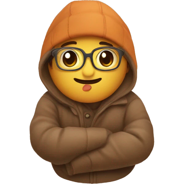 Cozy warm autumn emoji