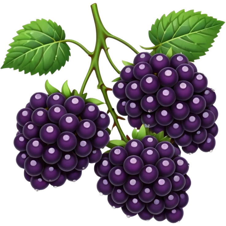 blackberries emoji