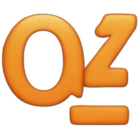 2 LETTER orange emoji