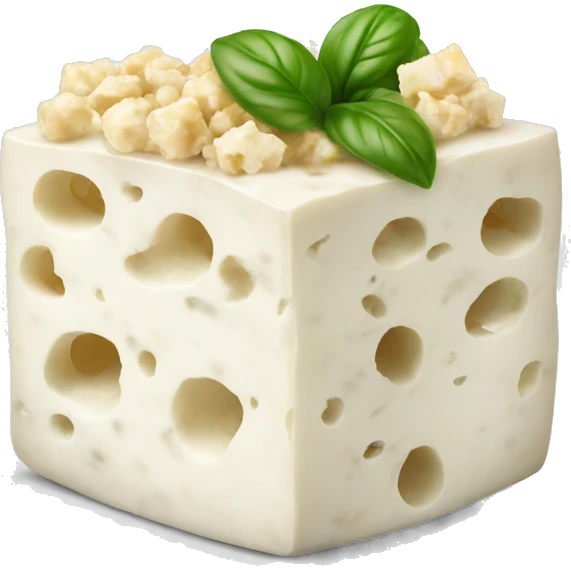 feta cheese with crumbles emoji