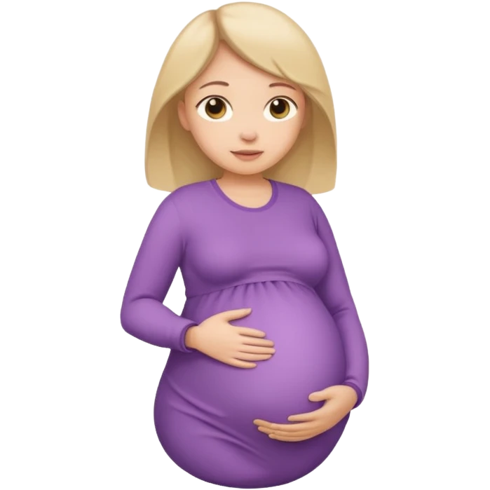 A girl pregnant full body, please. emoji