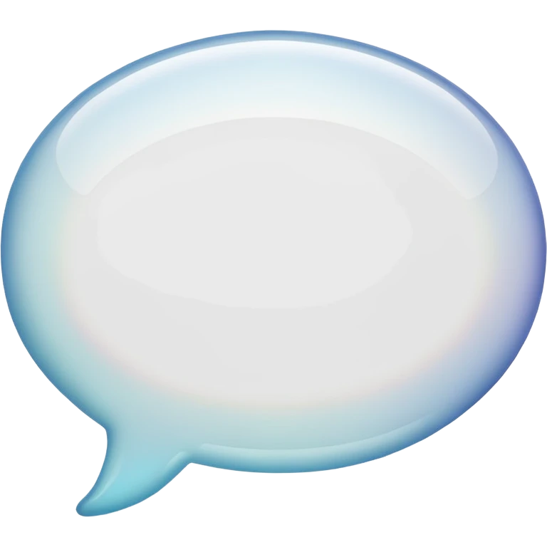 conversation bubble emoji