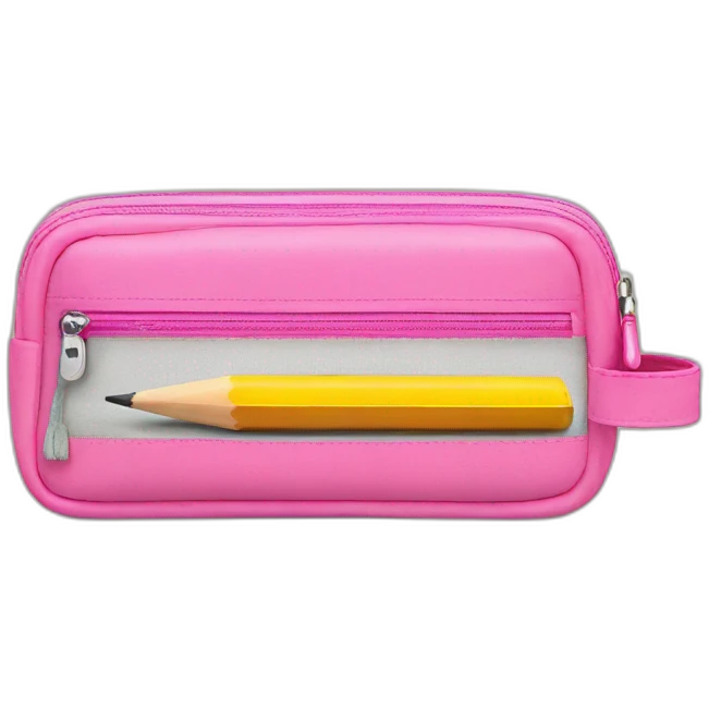 pencil case with zipper emoji