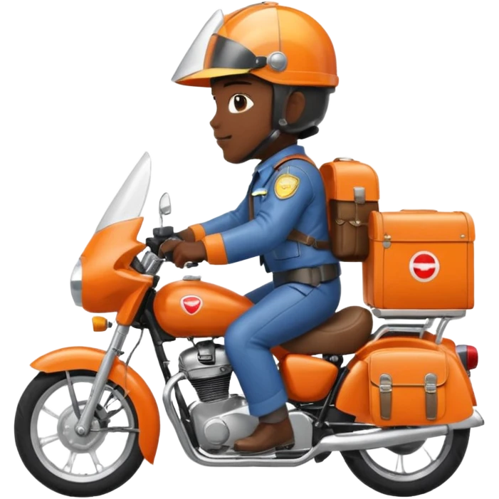  سوار بر موتور پستچی emoji