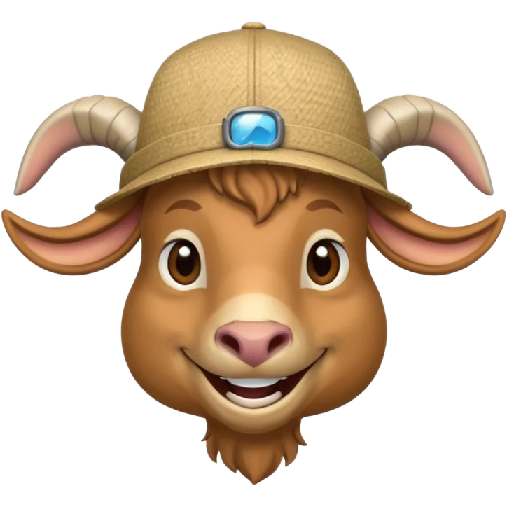 Make a logo for dj with sea goat with a name of Deejay Harris emoji