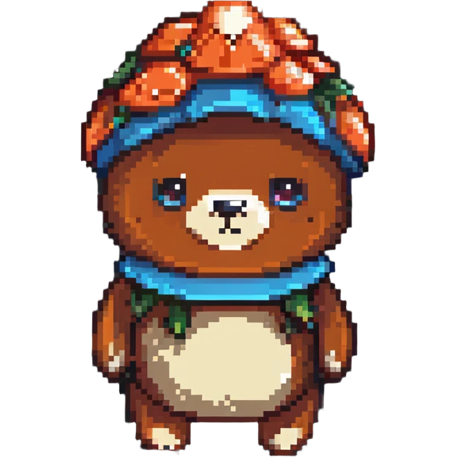 mushroom bear emoji