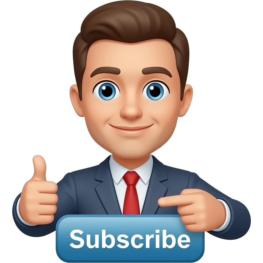 Like and subscribe emoji