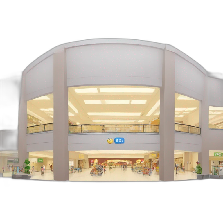 shopping mall emoji