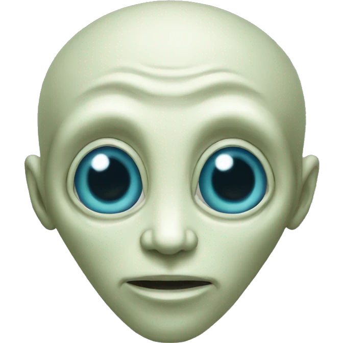 3 foot alien simple emoji