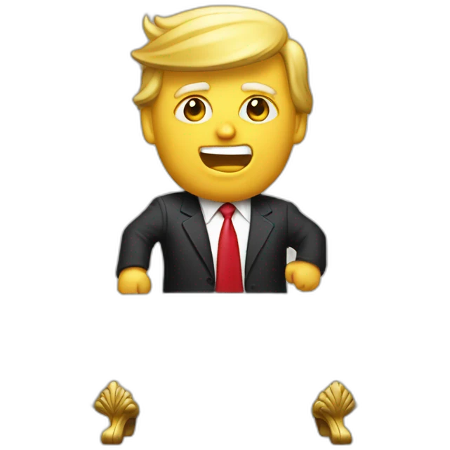 trump-baño-de-oro emoji