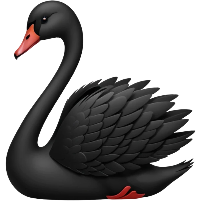 Black swan emoji