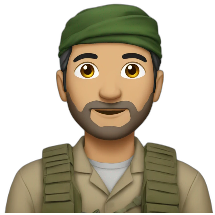 Afghan freedom fighet emoji
