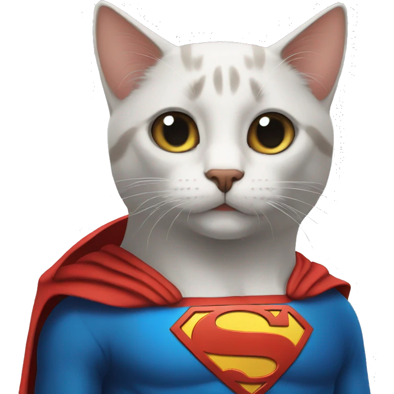 Gato superman emoji