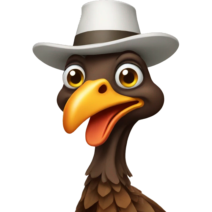  Crazy turkey before thanksgiving  emoji