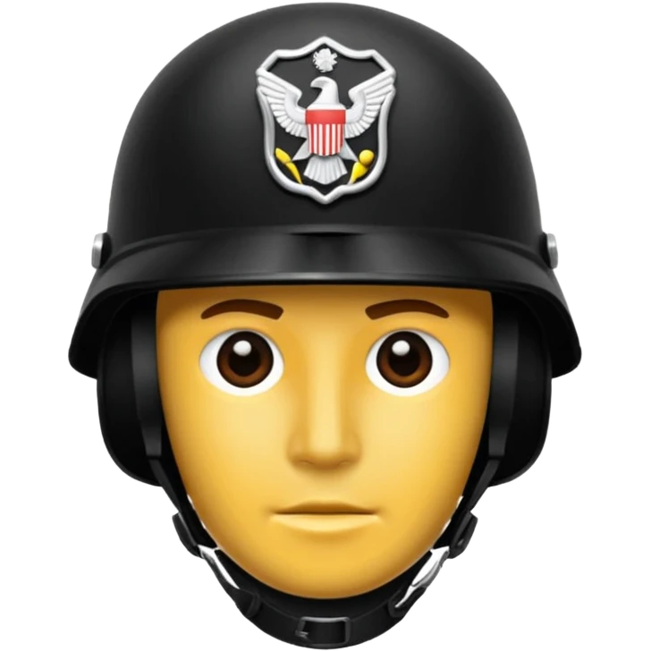 Helm polisi militer emoji