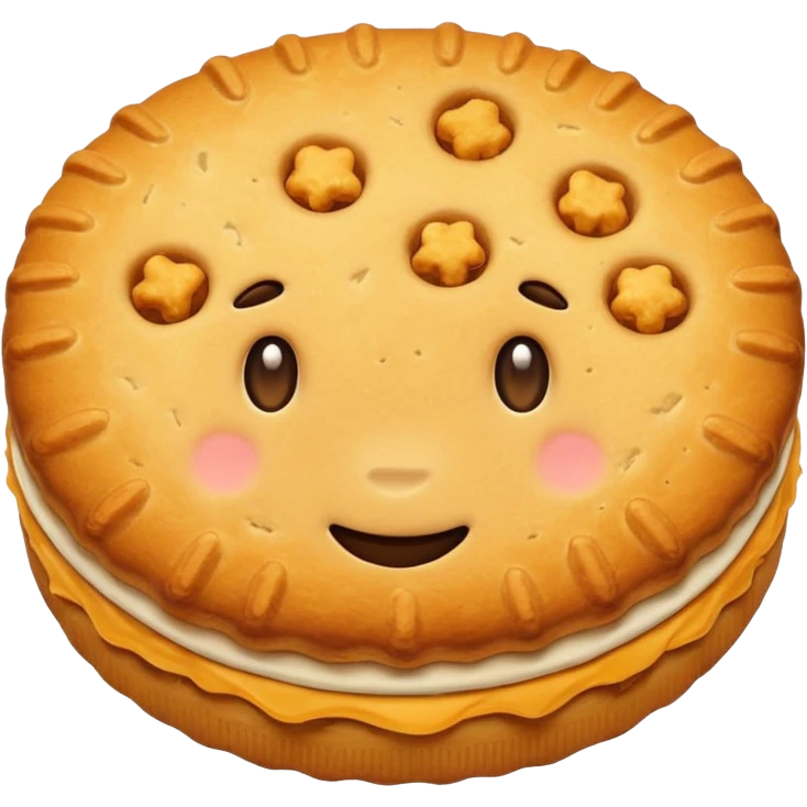 one biscuit emoji