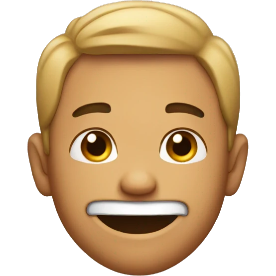 Smiling and raising one eyebrow emoji