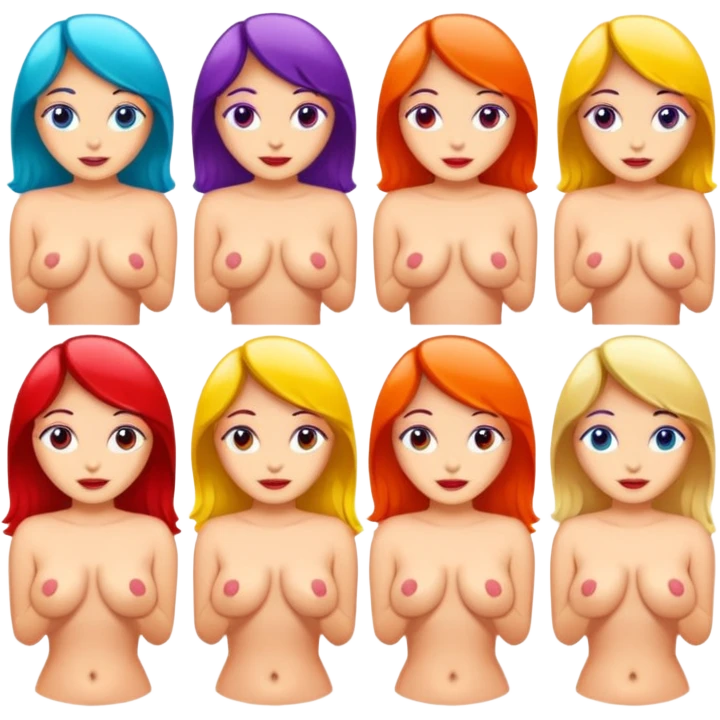 Nude girls hot stickers emoji