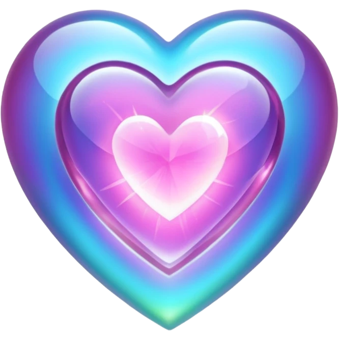 heart with a crystal sparkle emoji