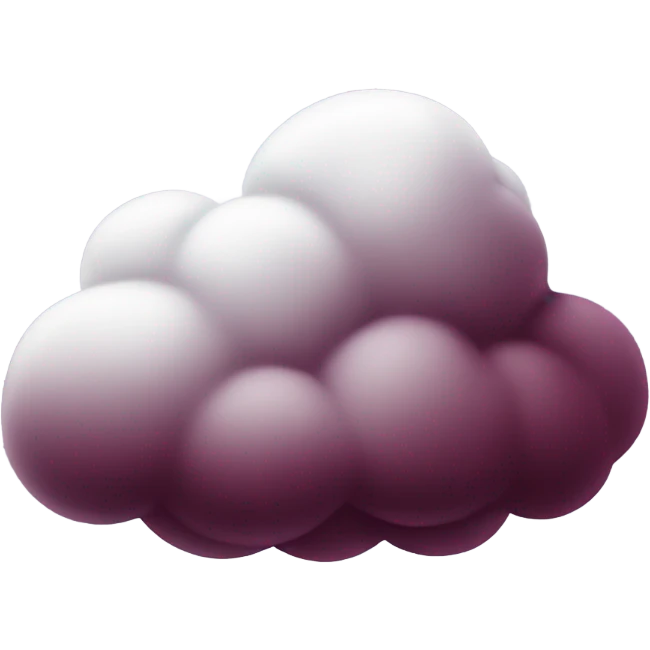 burgundy ☁️ emoji