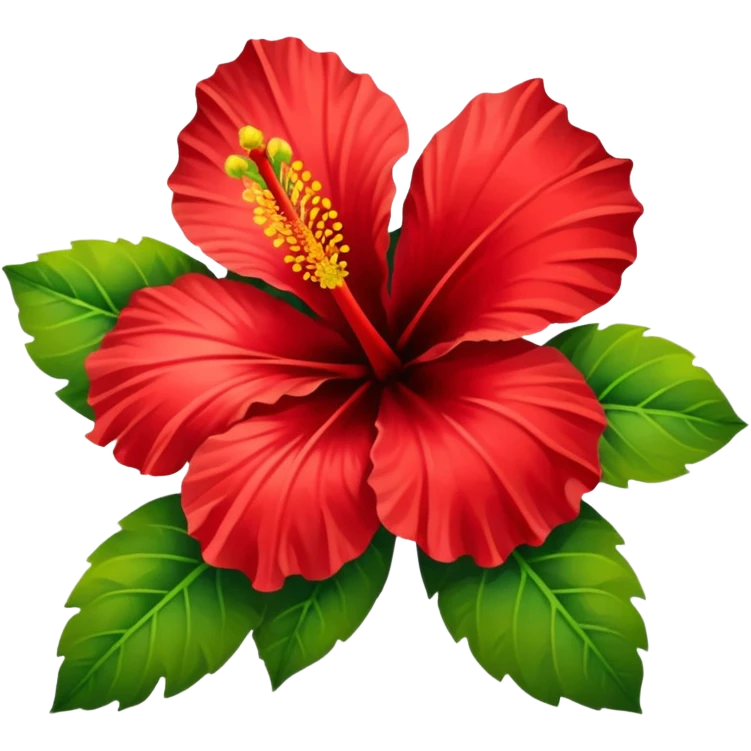 tropical hibiscus emoji