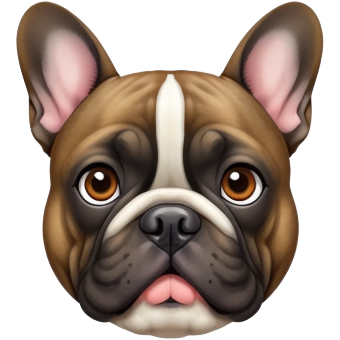 French bulldog brindle  emoji
