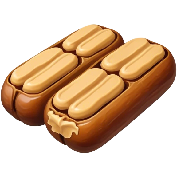 Dried Date filled with peanut butter emoji