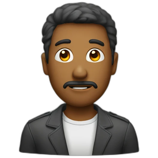 man with question mark face emoji
