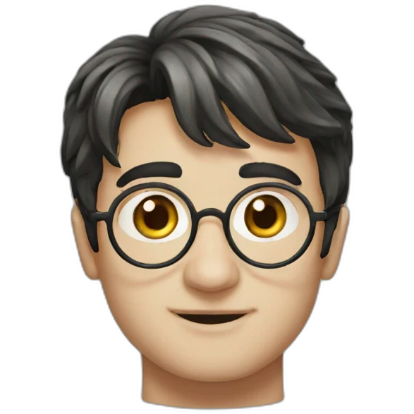 harry potter head emoji