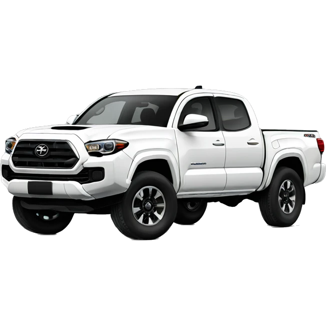 Toyota Tacoma white emoji