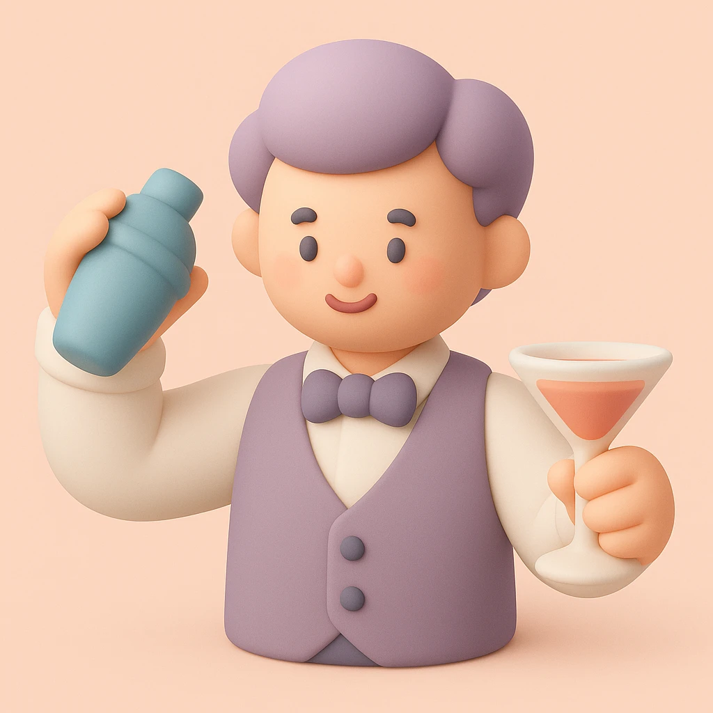 bartender mixing drinks emoji