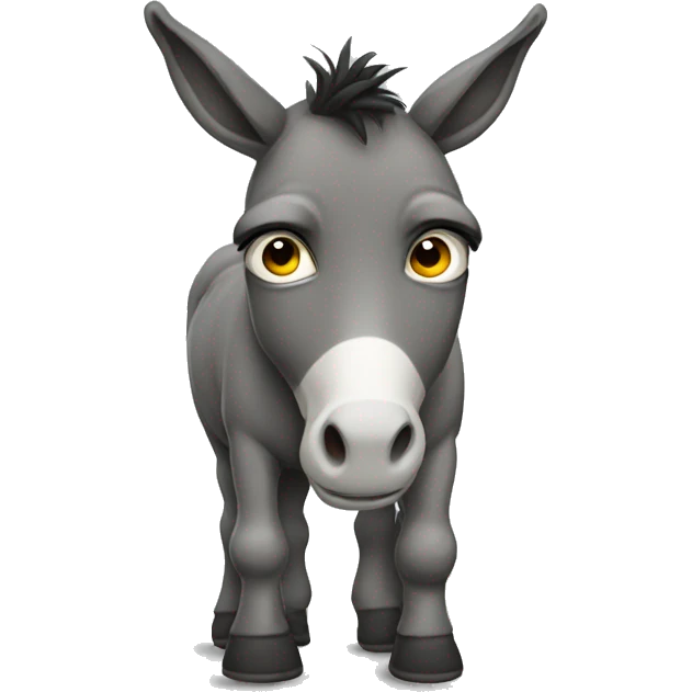 Sad donkey  emoji