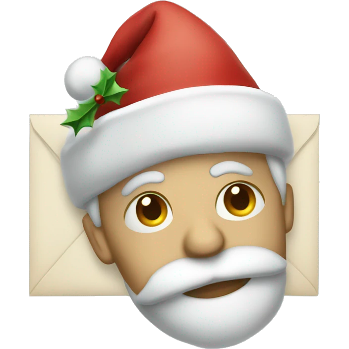 christmas letter emoji