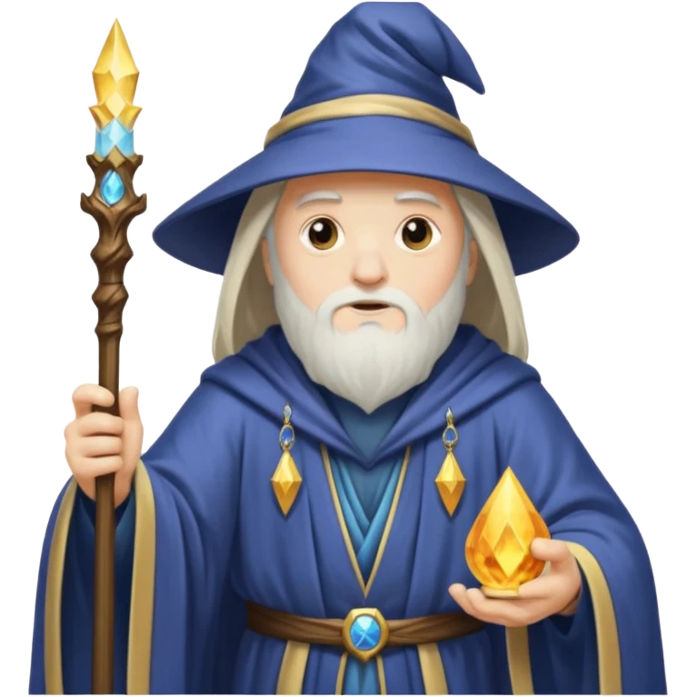 classic wizard with robes emoji