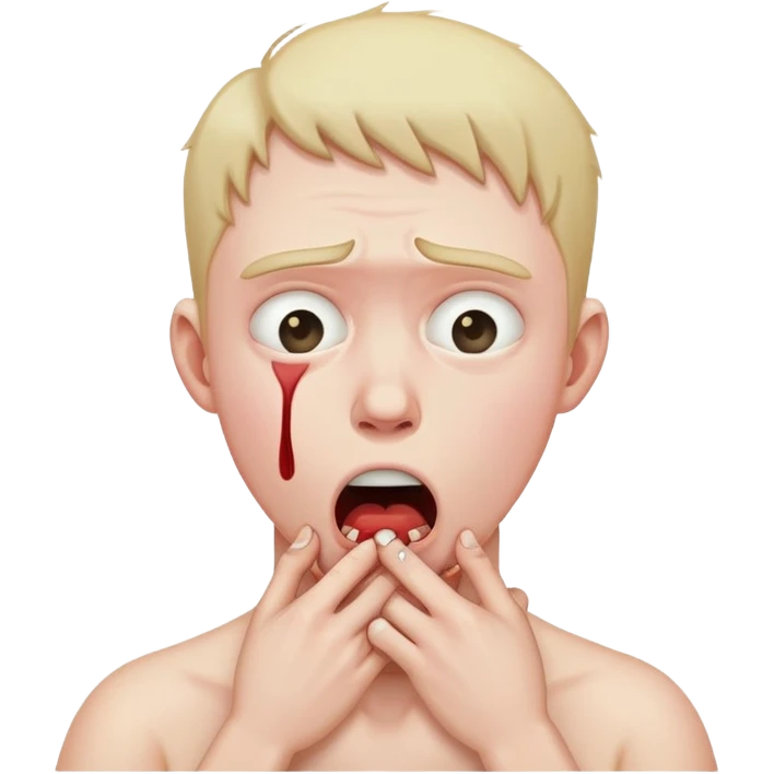 Person Choking themselves  emoji