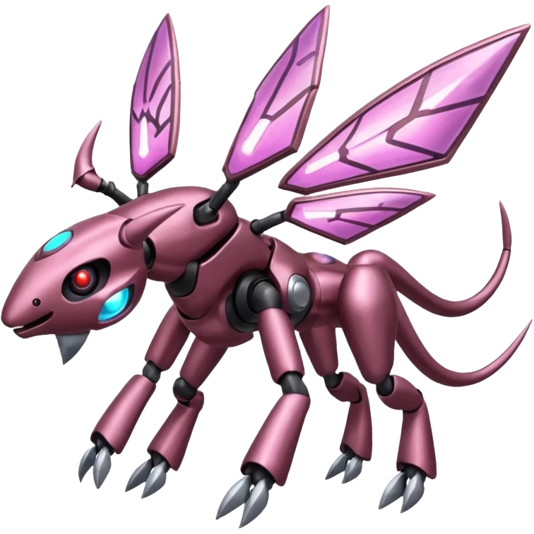 Vikavolt-Pinsir-Genesect-Miraidon-fusion, full body emoji