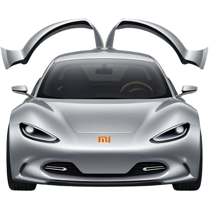 xiaomi yu7 car Silver emoji