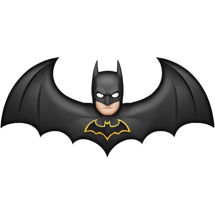 Batman's bat logo emoji