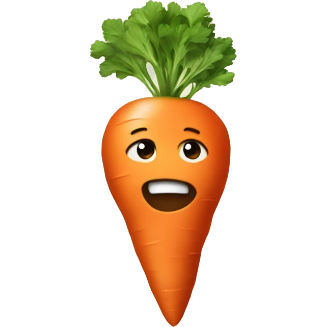 Carrot earth emoji