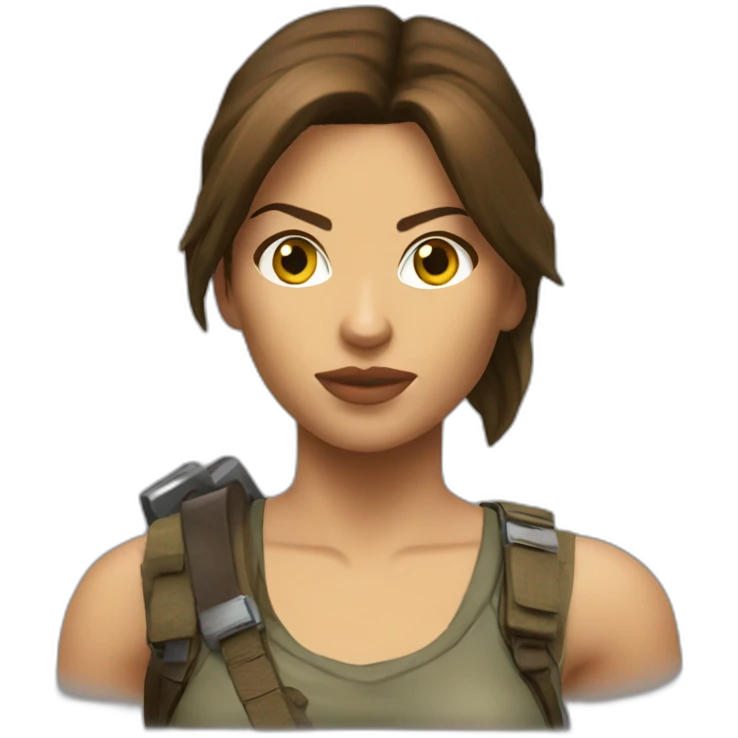 Lara croft emoji